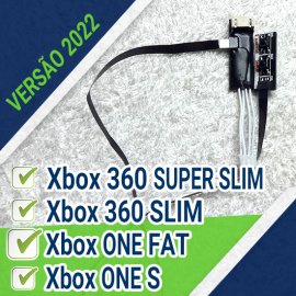Kit Xbox UNIVERSAL  Inteligente com botoes para Xbox 360 Slim Xbox ONE e Xbox ONE S 